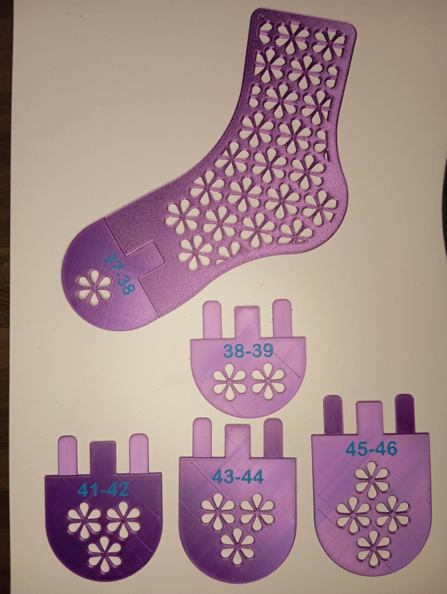 Sockenblocker Set (Paar), 3D gedruckt Sock Blocker,Sockenbrett,