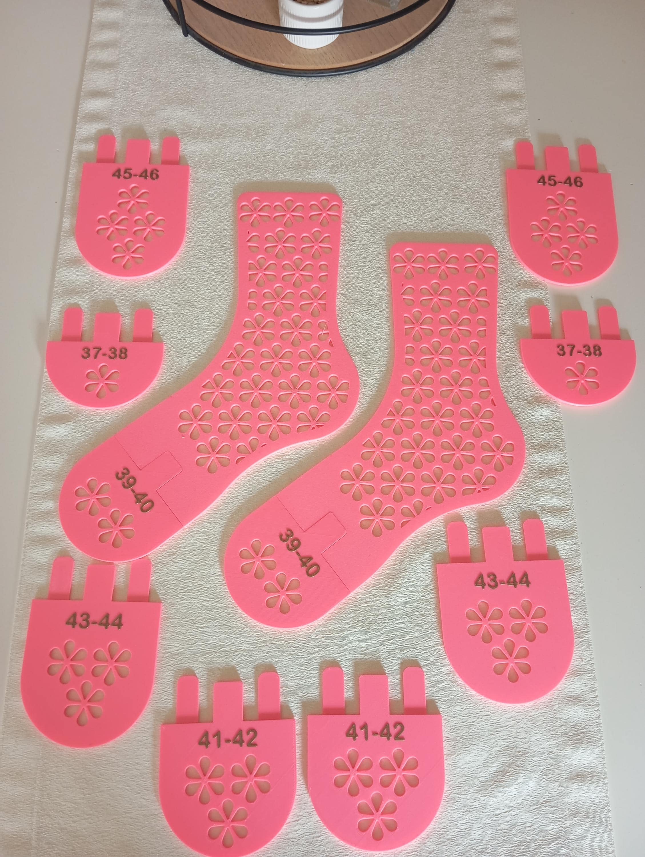 Sockenblocker Set (Paar), 3D gedruckt Sock Blocker,Sockenbrett,