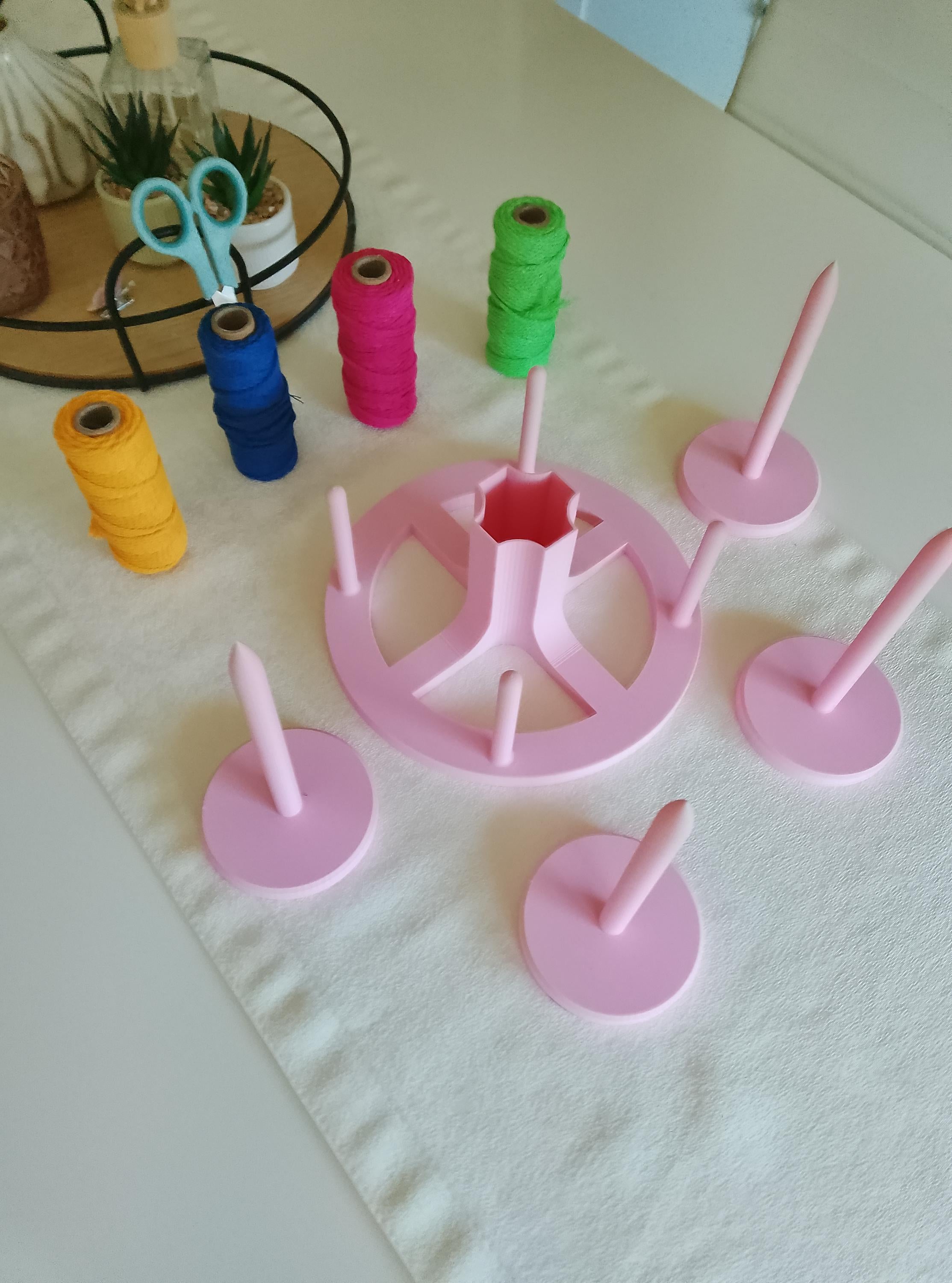 Wollabwickler 4 Fach mit Ablage