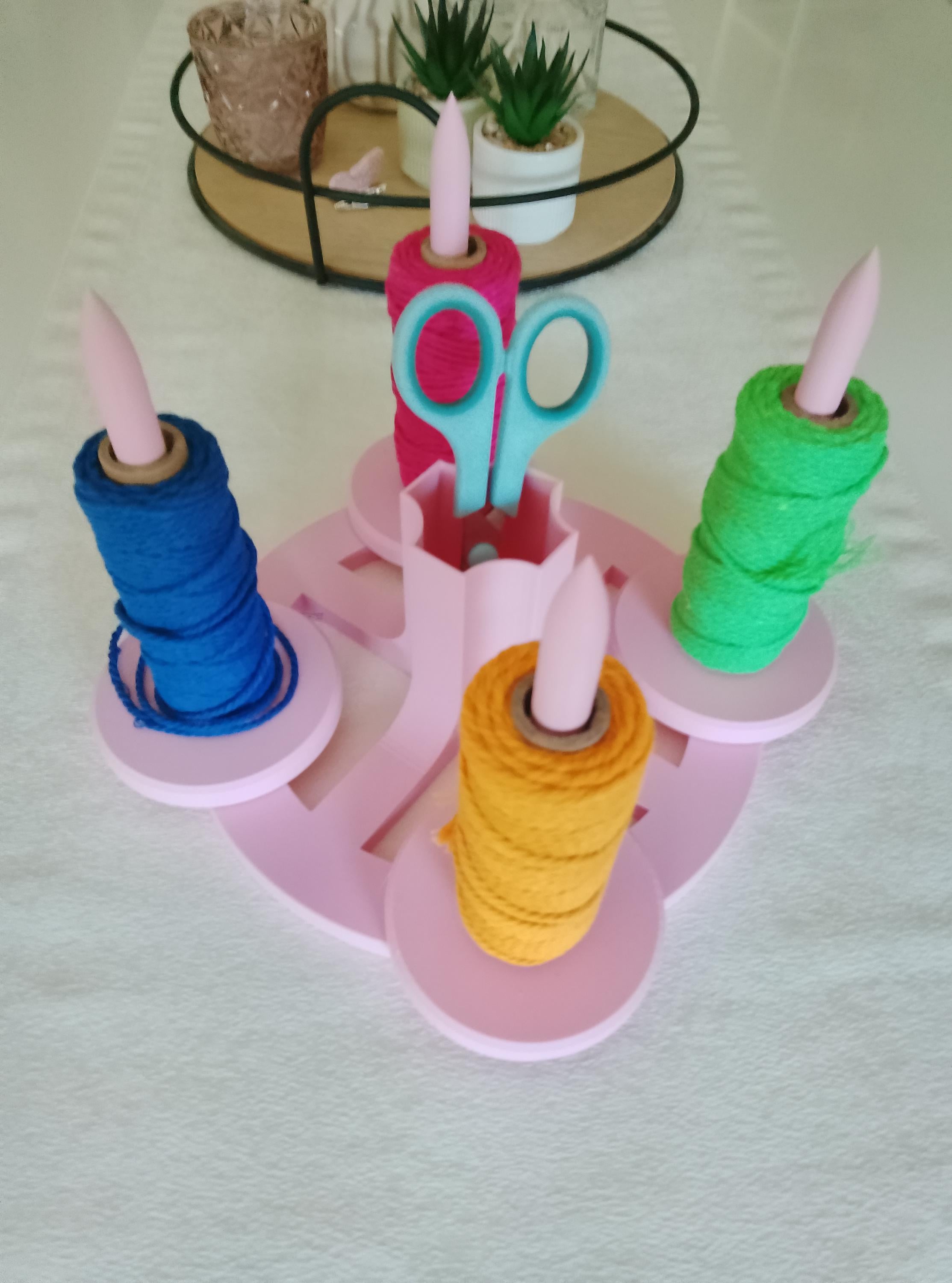 Wollabwickler 4 Fach mit Ablage