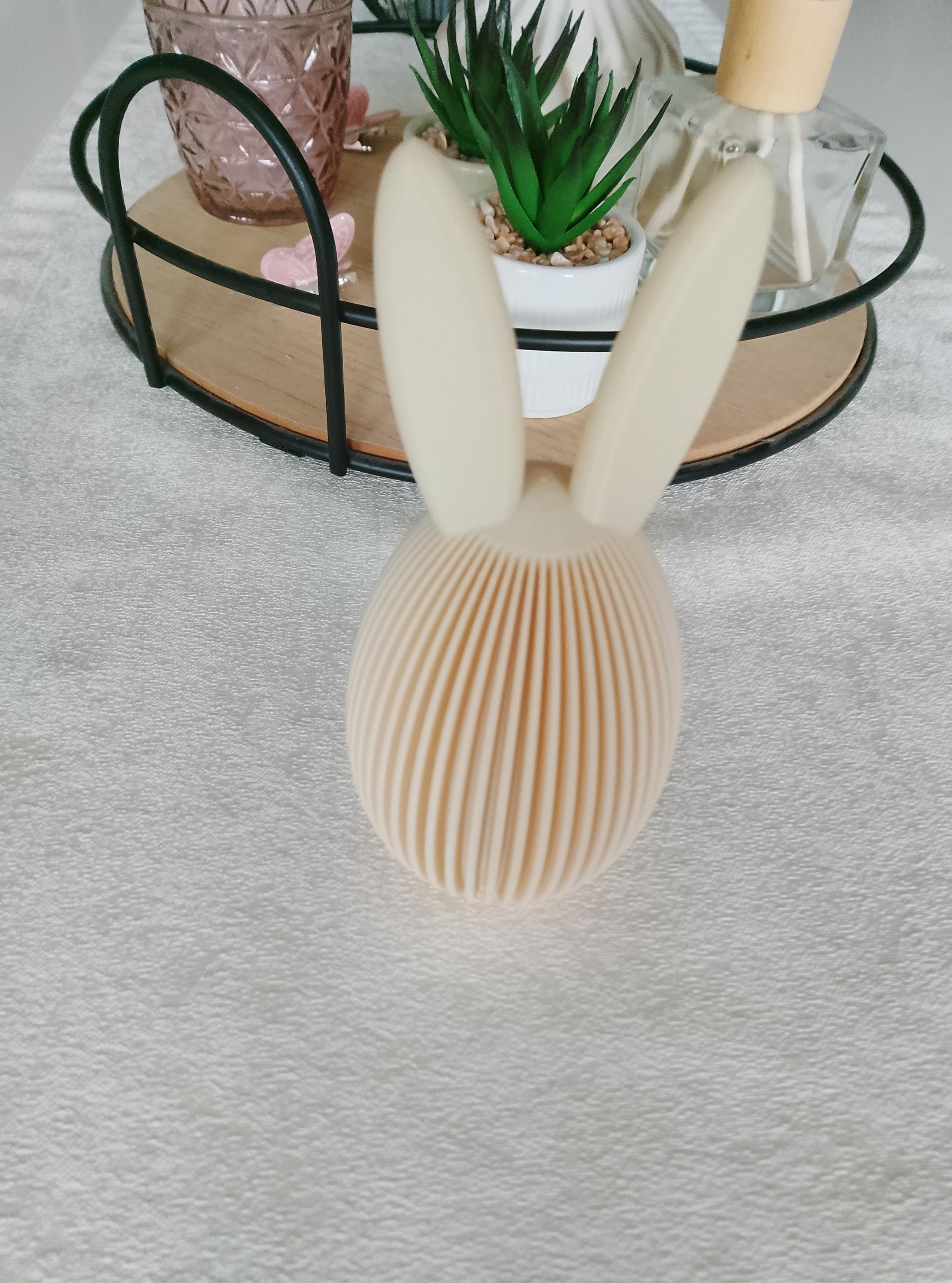 Deko Osterei mit Ohren 3D Druck