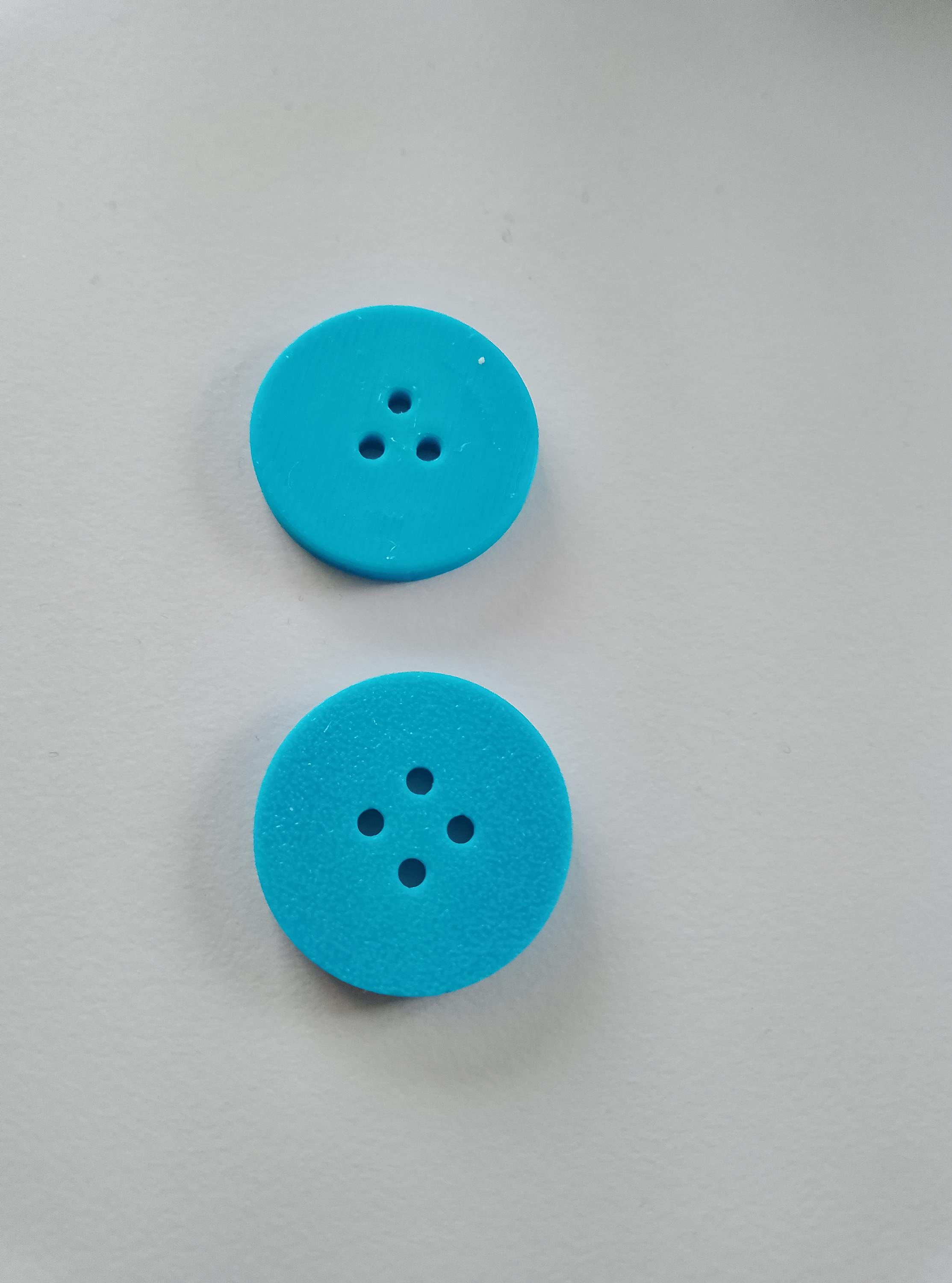 Knöpfe 3D Druck Unterschiedliche Formen (Set 10 Stück)