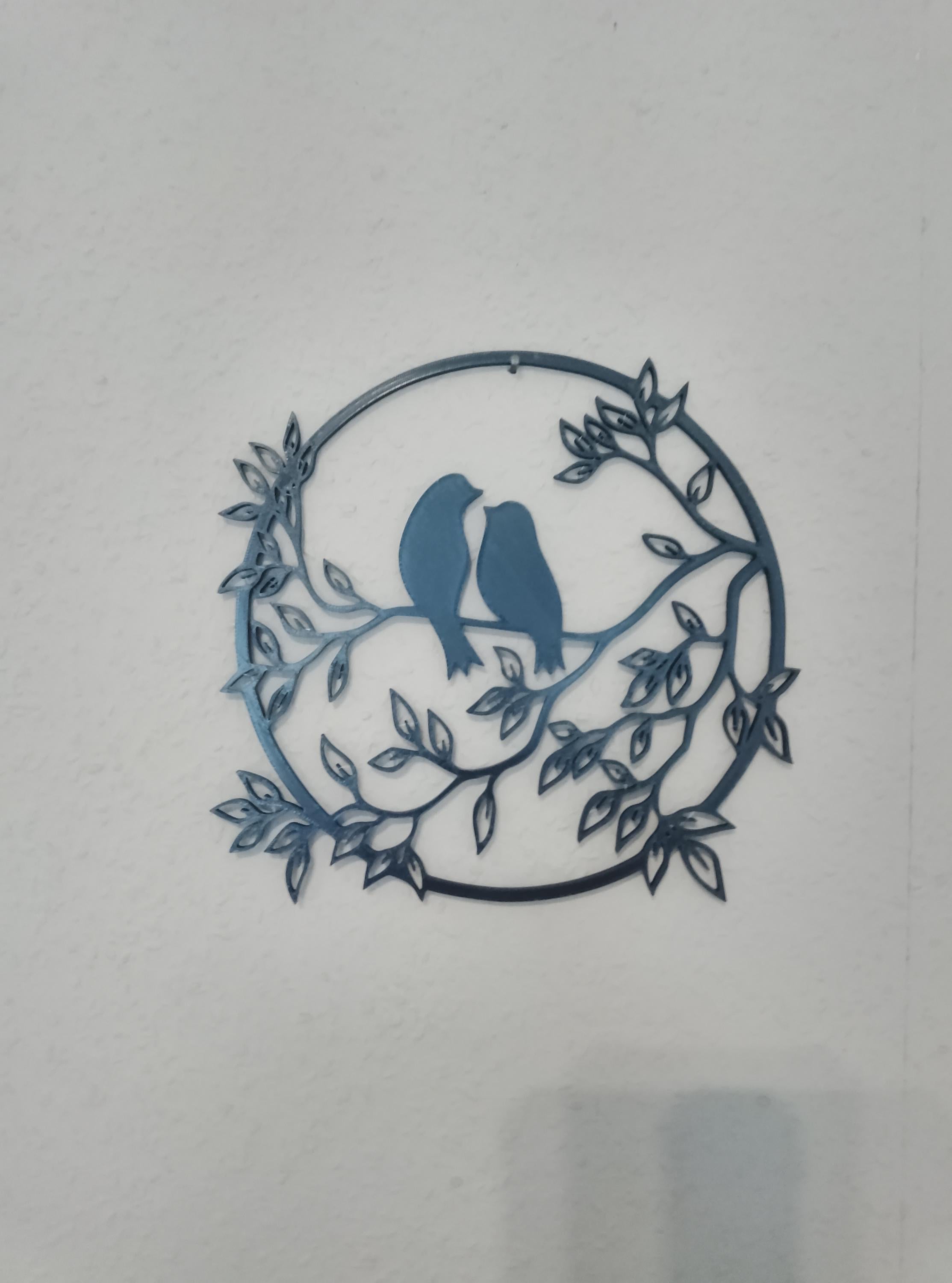 Wanddekoration, Vögel