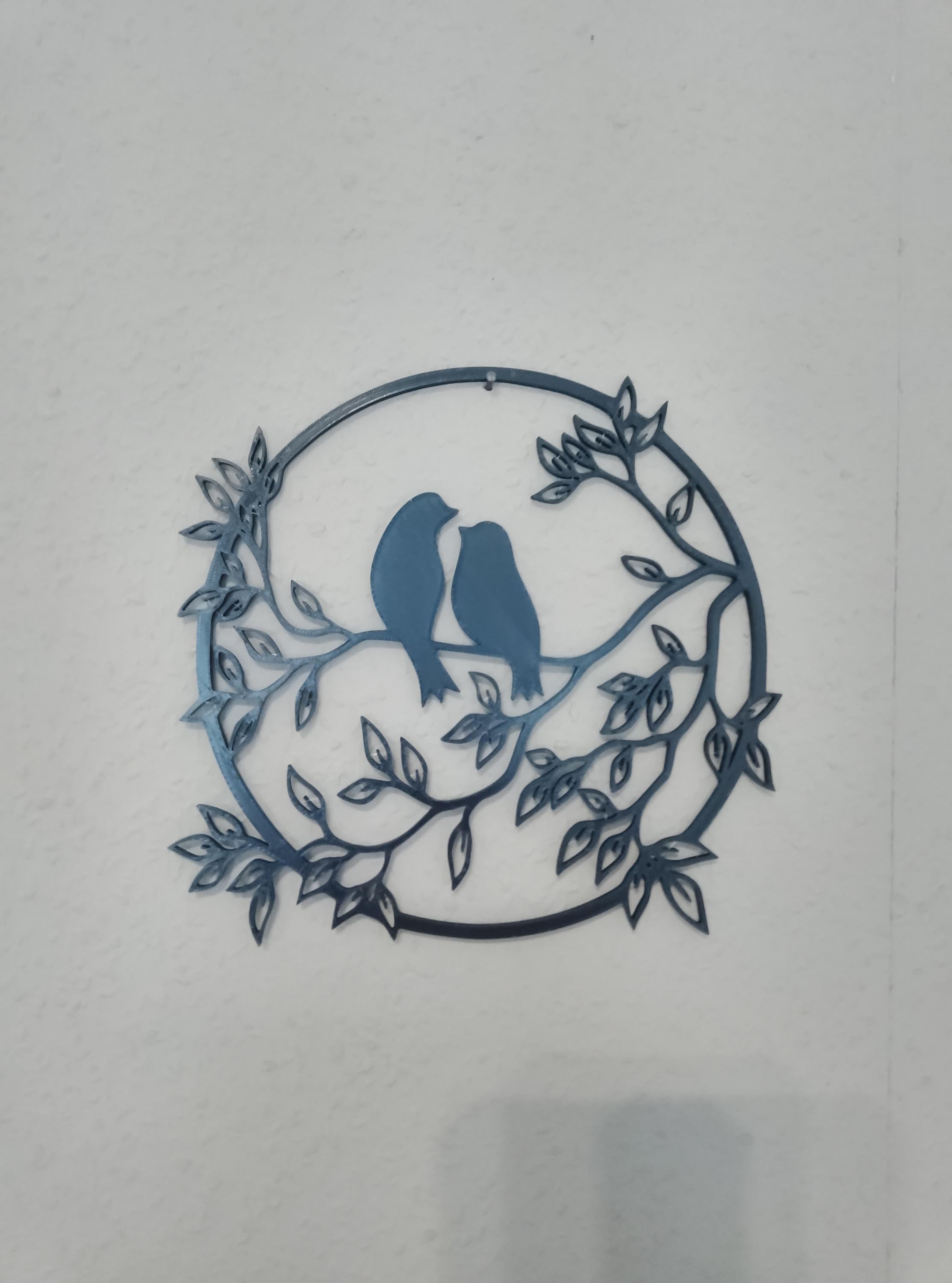 Wanddekoration, Vögel