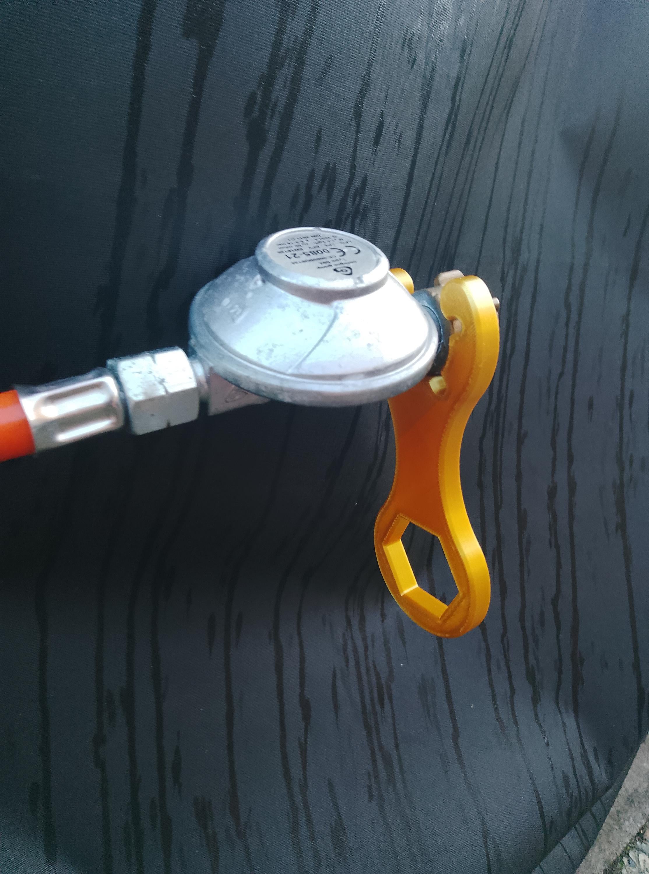 Gasflaschenschlüssel 3D Druck,Schlüssel für Gasflasche,Camping Zubehör,Propan,Butan Adapter Schlüssel Kunststoff