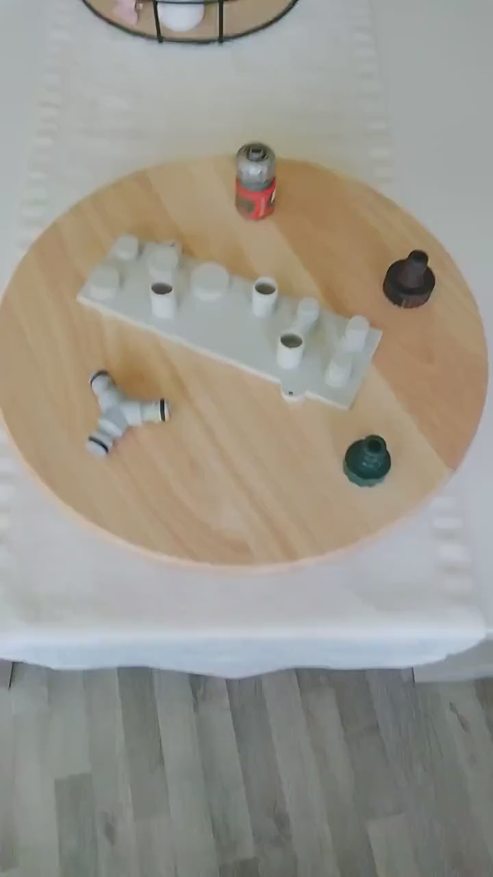 Camping Wasseranschlüsse Aufbewahrung | Camper Gadget | Campingplatz Wasseradapter | Adapter | passend für Gardena und andere | Werkstatt