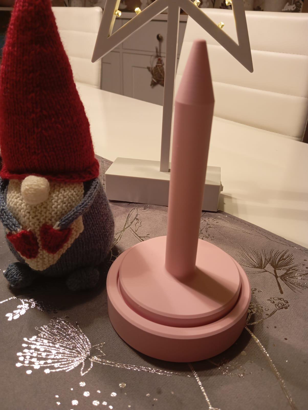 Wollabwickler 3D Druck Rosa