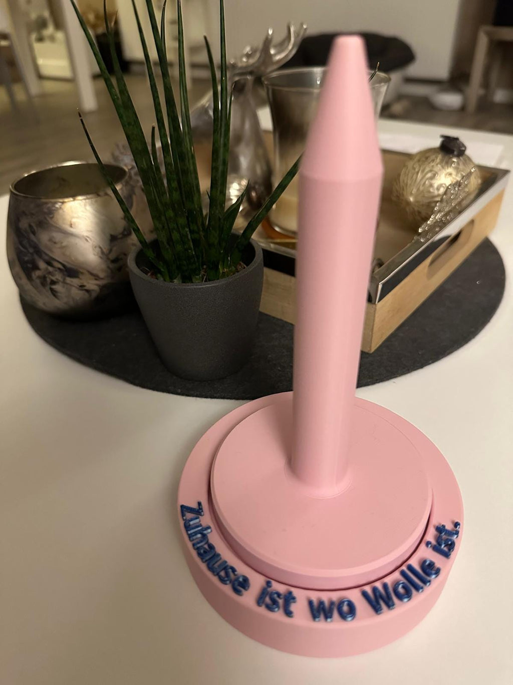 Wollabwickler 3D Wunschtext