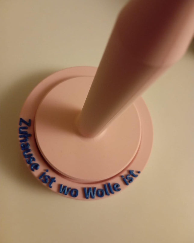Wollabwickler 3D Wunschtext