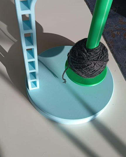 Magnetischer Wollabroller aus PLA, Garnhalter, Knäulhalter, Wollaufbewahrung, yarn holder, Strickzubehör, knitting tool, Strickgeschenk