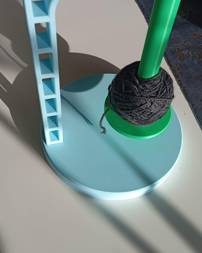 Magnetischer Wollabroller aus PLA, Garnhalter, Knäulhalter, Wollaufbewahrung, yarn holder, Strickzubehör, knitting tool, Strickgeschenk