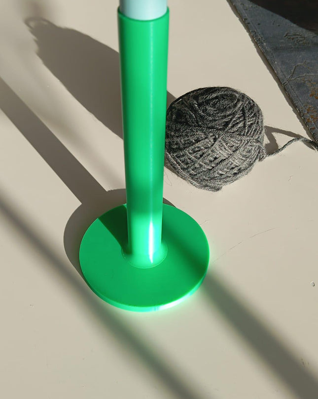 Magnetischer Wollabroller aus PLA, Garnhalter, Knäulhalter, Wollaufbewahrung, yarn holder, Strickzubehör, knitting tool, Strickgeschenk