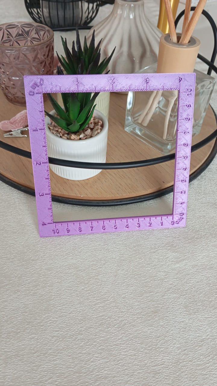 Maschenproben Rahmen 3D Druck