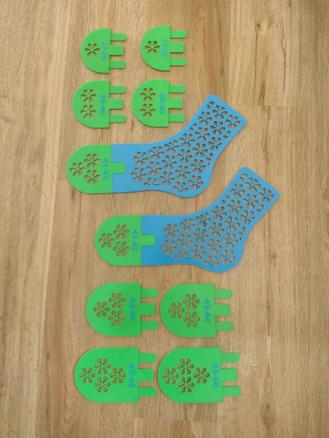 Sockenblocker Set (Paar), 3D gedruckt Sock Blocker,Sockenbrett. "Weil Handarbeit den besten Halt verdient.“