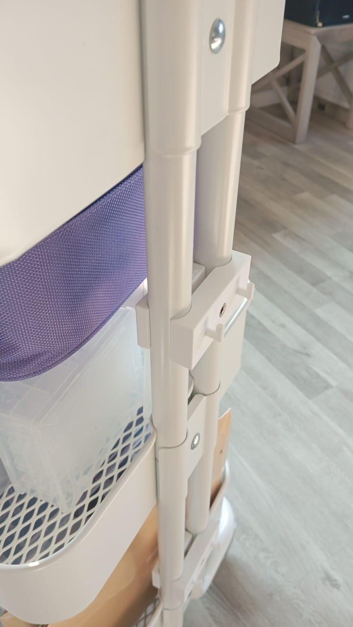 Mobiles Verbindungsset für IKEA RÅSKOG – mit 3D-gedruckten Spezialteilen für maximale Flexibilität!