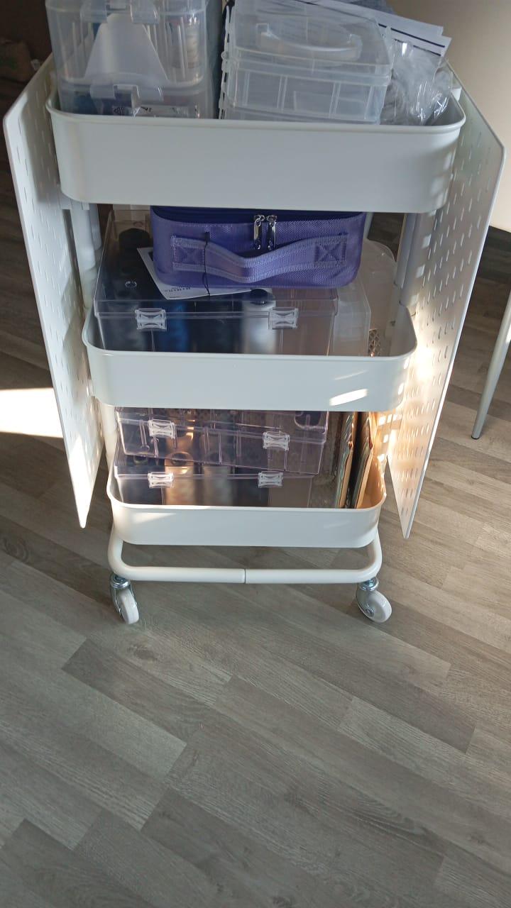 Mobiles Verbindungsset für IKEA RÅSKOG – mit 3D-gedruckten Spezialteilen für maximale Flexibilität!