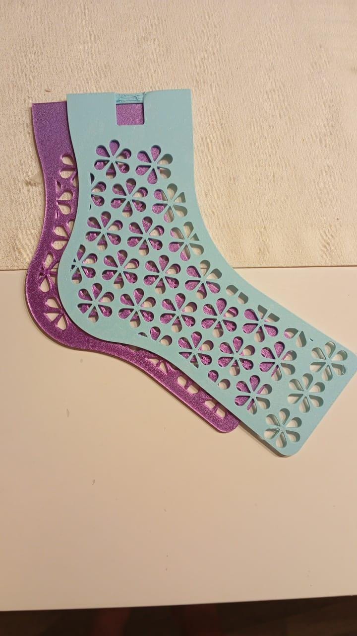 Sockenblocker Set (Paar), 3D gedruckt Sock Blocker,Sockenbrett. "Weil Handarbeit den besten Halt verdient.“