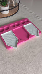 Diamond Painting Schiffchen Organizer, Tablet, Halter, bunt (inc. 3 Schiffchen)