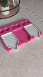 Diamond Painting Schiffchen Organizer, Tablet, Halter, bunt (inc. 3 Schiffchen)