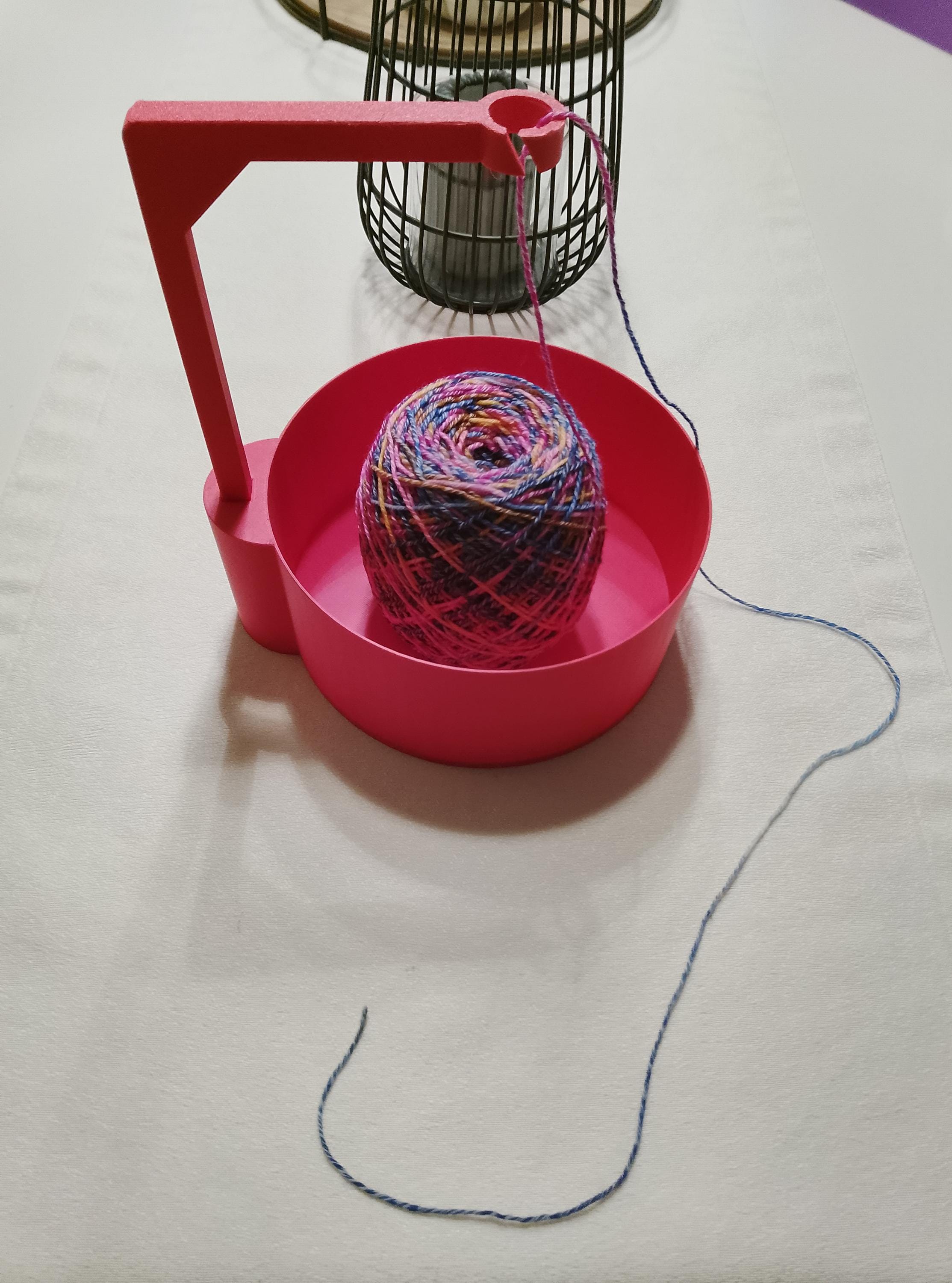 Garnschale mit Fadenführung