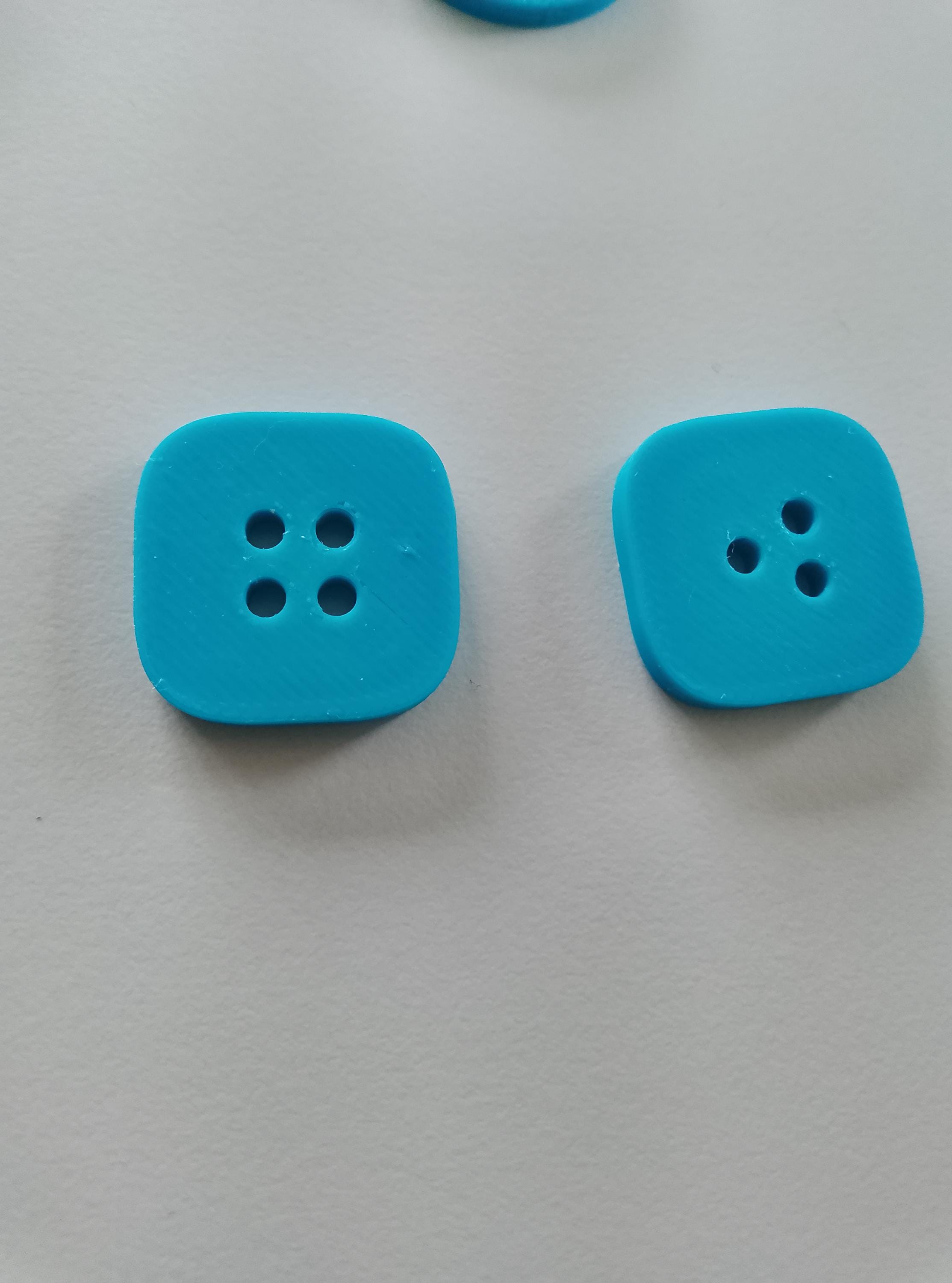 Knöpfe 3D Druck Unterschiedliche Formen (Set 10 Stück)