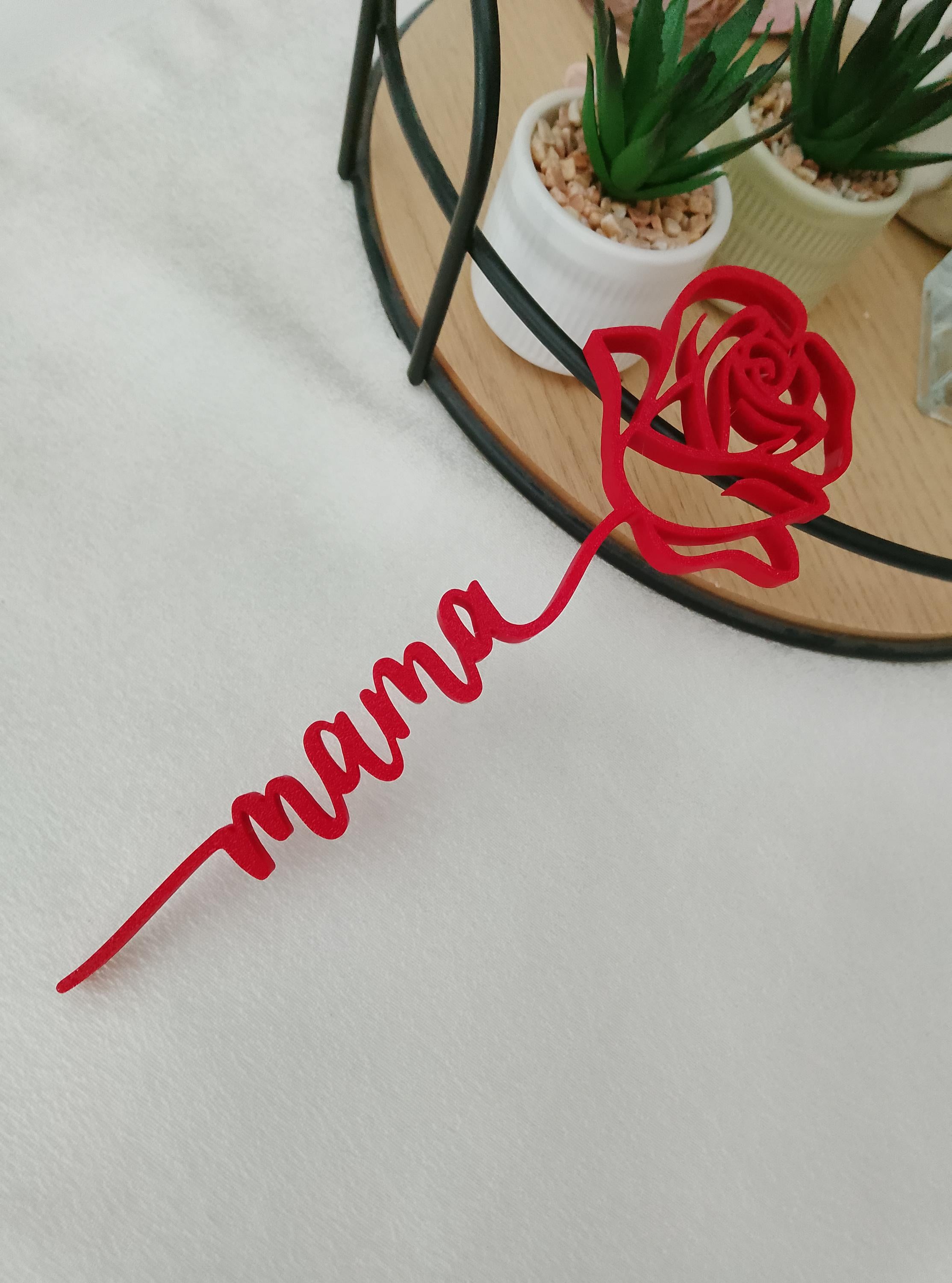 Rose Mom oder Rose Mutter 3D Druck