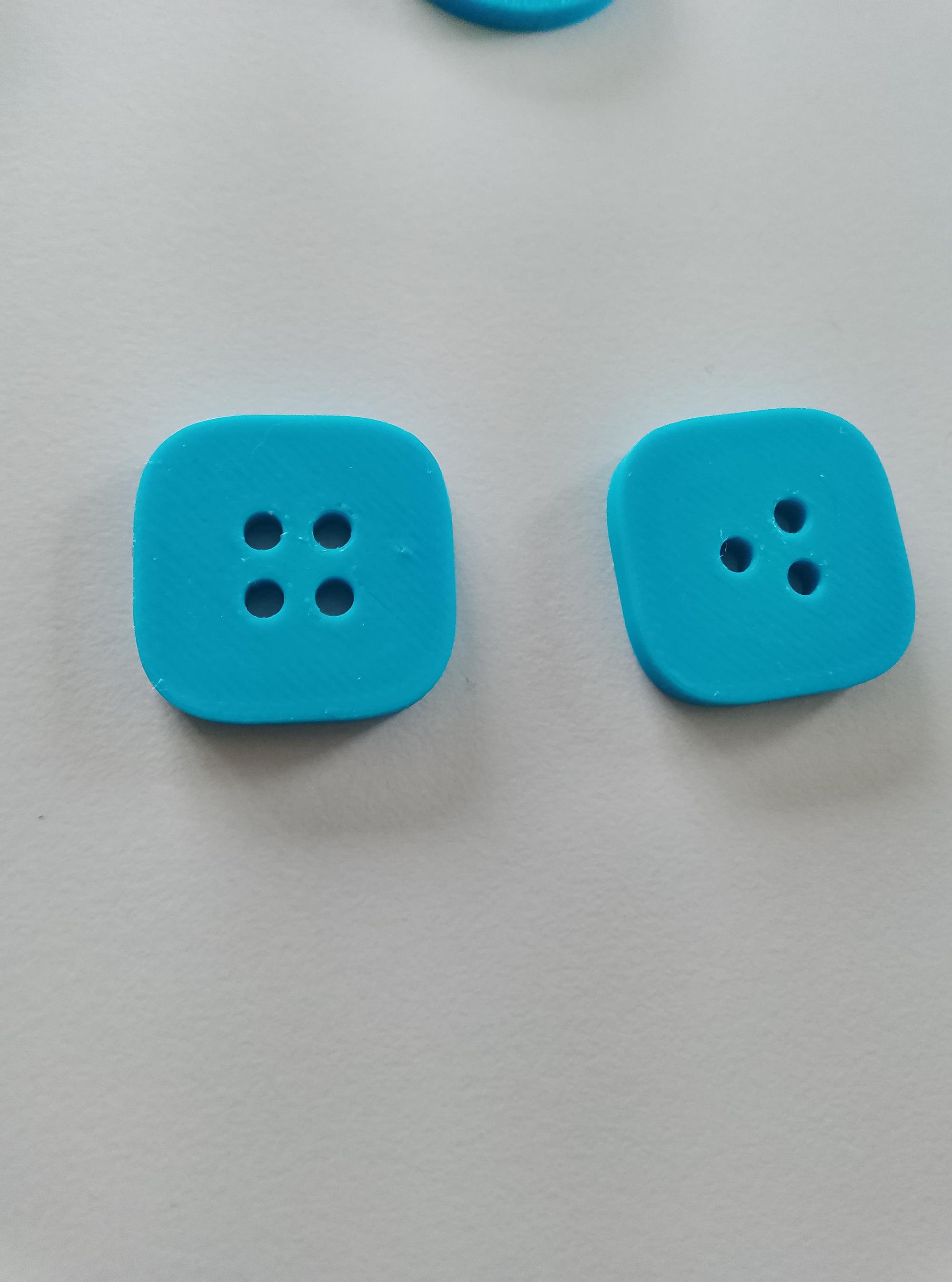 Knöpfe 3D Druck Unterschiedliche Formen (Set 10 Stück)