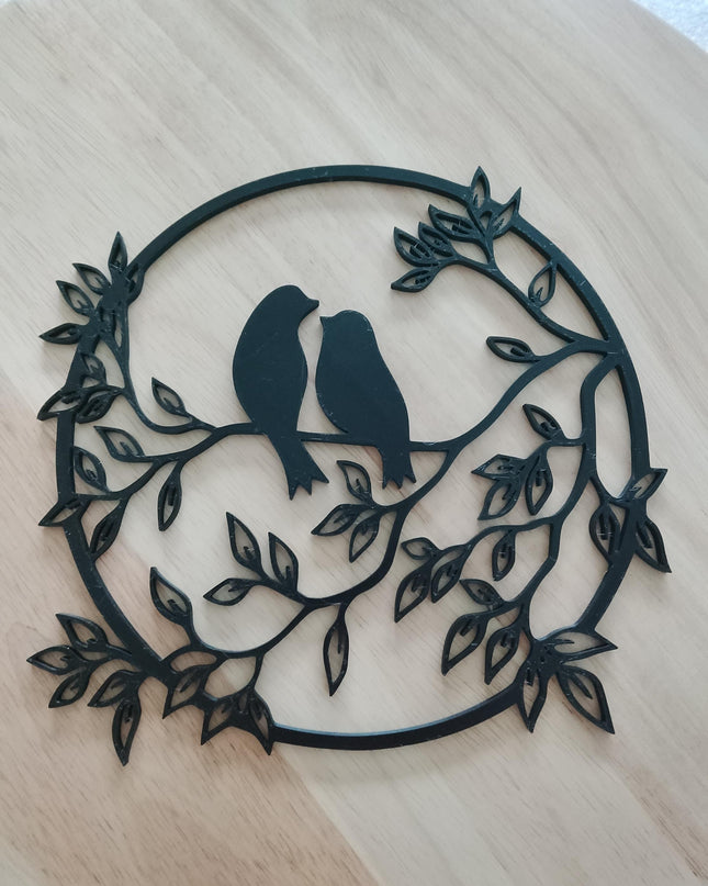 Wanddekoration, Vögel