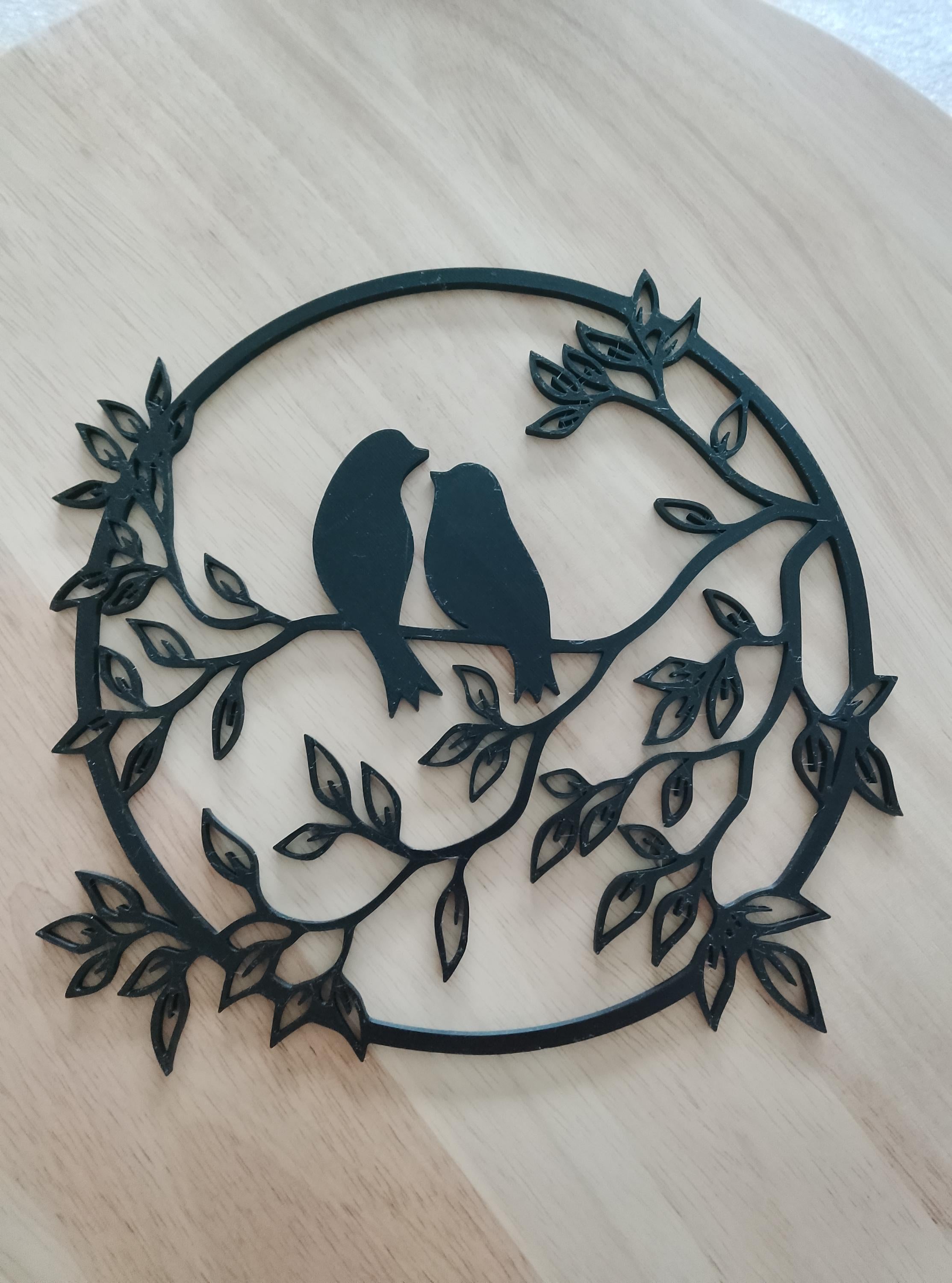 Wanddekoration, Vögel