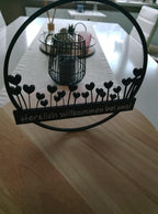 Wanddekoration, Herzlich Willkommen