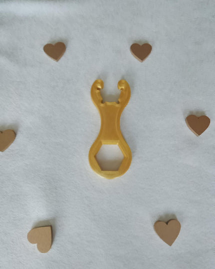 Gasflaschenschlüssel 3D Druck,Schlüssel für Gasflasche,Camping Zubehör,Propan,Butan Adapter Schlüssel Kunststoff