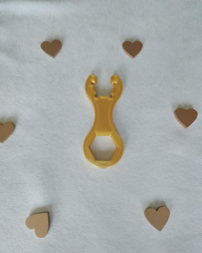Gasflaschenschlüssel 3D Druck,Schlüssel für Gasflasche,Camping Zubehör,Propan,Butan Adapter Schlüssel Kunststoff