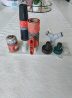 Camping Wasseranschlüsse Aufbewahrung | Camper Gadget | Campingplatz Wasseradapter | Adapter | passend für Gardena und andere | Werkstatt