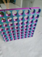 Jumbo Döschen-Regal für Diamond Painting – 3D-gedruckter Organizer mit 64 Fächern – Aufbewahrung für große Behälter & Strass