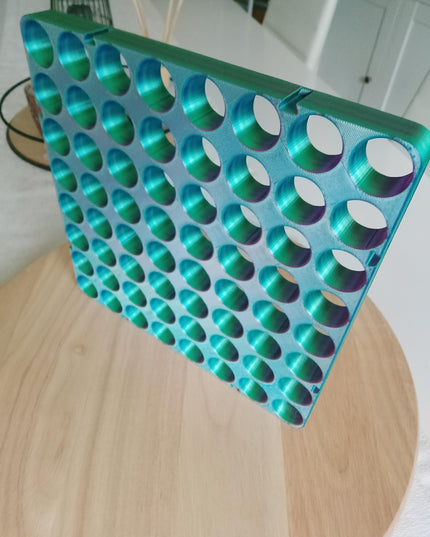 Jumbo Döschen-Regal für Diamond Painting – 3D-gedruckter Organizer mit 64 Fächern – Aufbewahrung für große Behälter & Strass