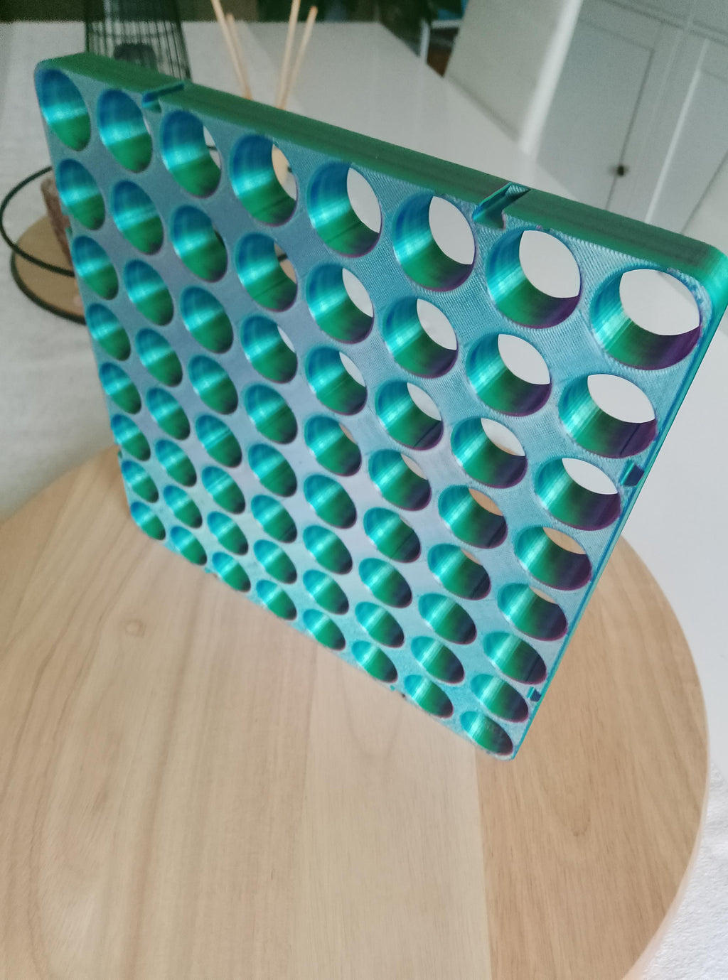 Jumbo Döschen-Regal für Diamond Painting – 3D-gedruckter Organizer mit 64 Fächern – Aufbewahrung für große Behälter & Strass