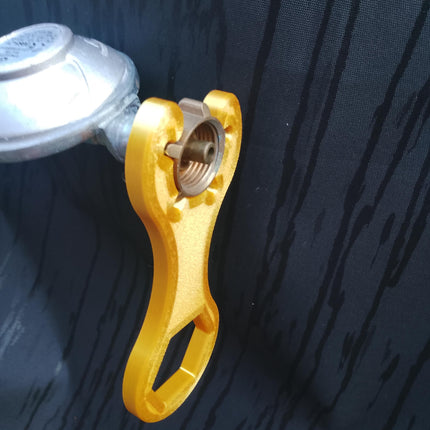 Gasflaschenschlüssel 3D Druck,Schlüssel für Gasflasche,Camping Zubehör,Propan,Butan Adapter Schlüssel Kunststoff