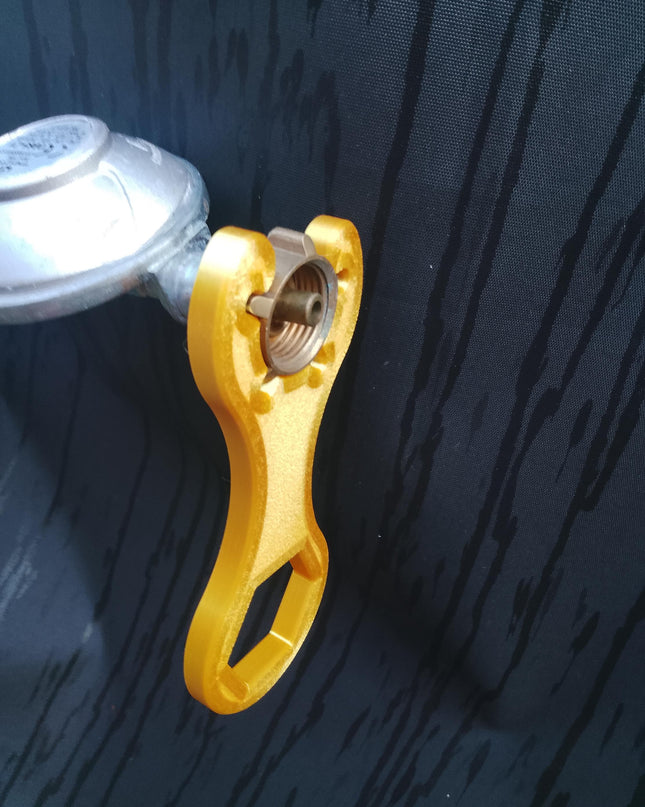 Gasflaschenschlüssel 3D Druck,Schlüssel für Gasflasche,Camping Zubehör,Propan,Butan Adapter Schlüssel Kunststoff