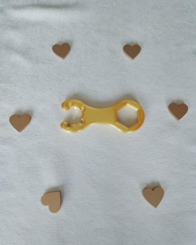 Gasflaschenschlüssel 3D Druck,Schlüssel für Gasflasche,Camping Zubehör,Propan,Butan Adapter Schlüssel Kunststoff