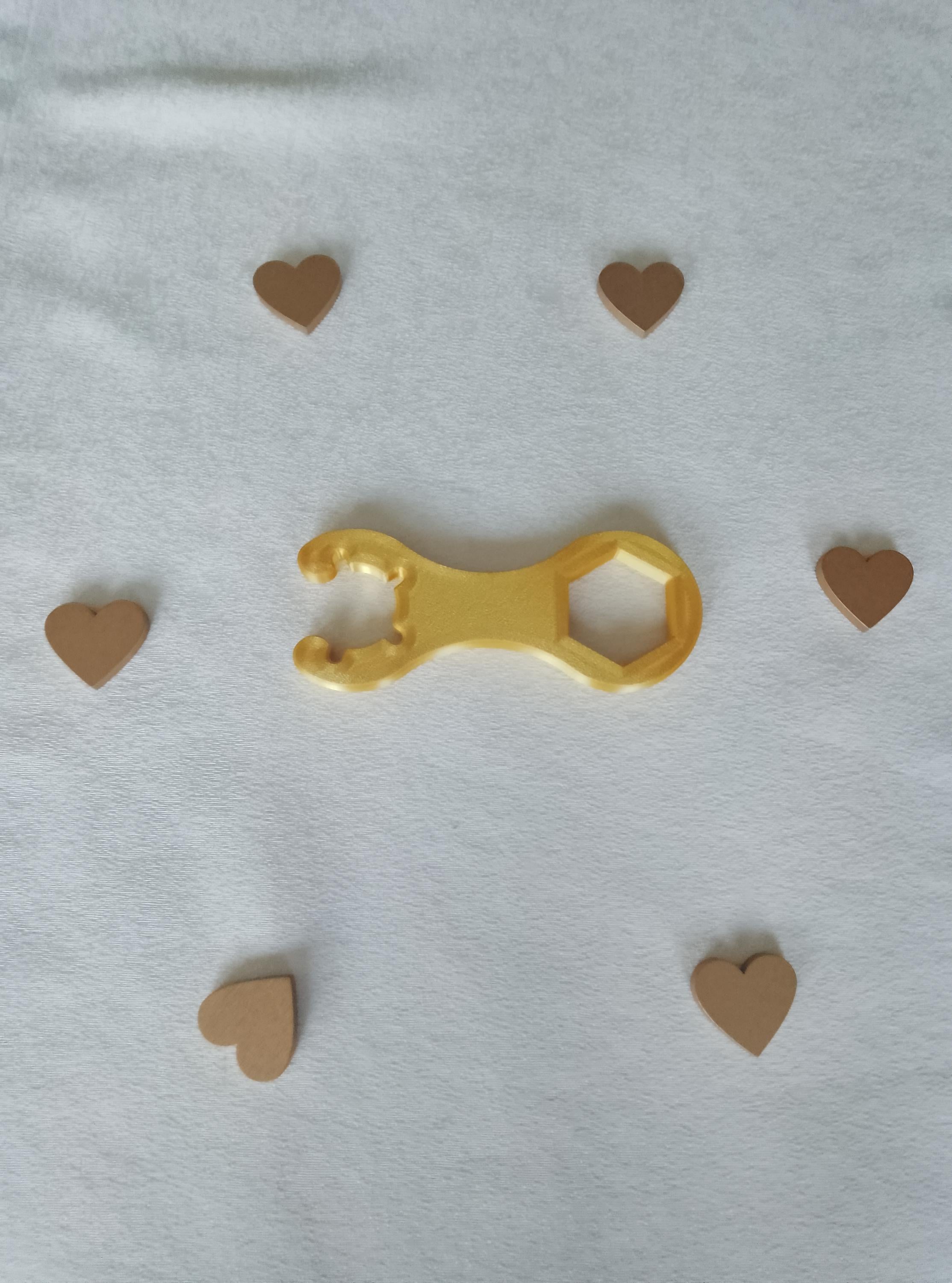 Gasflaschenschlüssel 3D Druck,Schlüssel für Gasflasche,Camping Zubehör,Propan,Butan Adapter Schlüssel Kunststoff