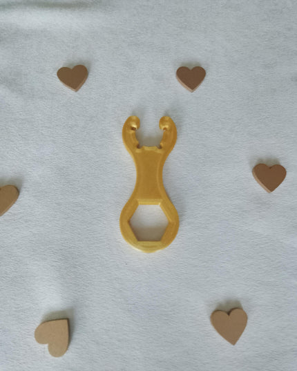 Gasflaschenschlüssel 3D Druck,Schlüssel für Gasflasche,Camping Zubehör,Propan,Butan Adapter Schlüssel Kunststoff
