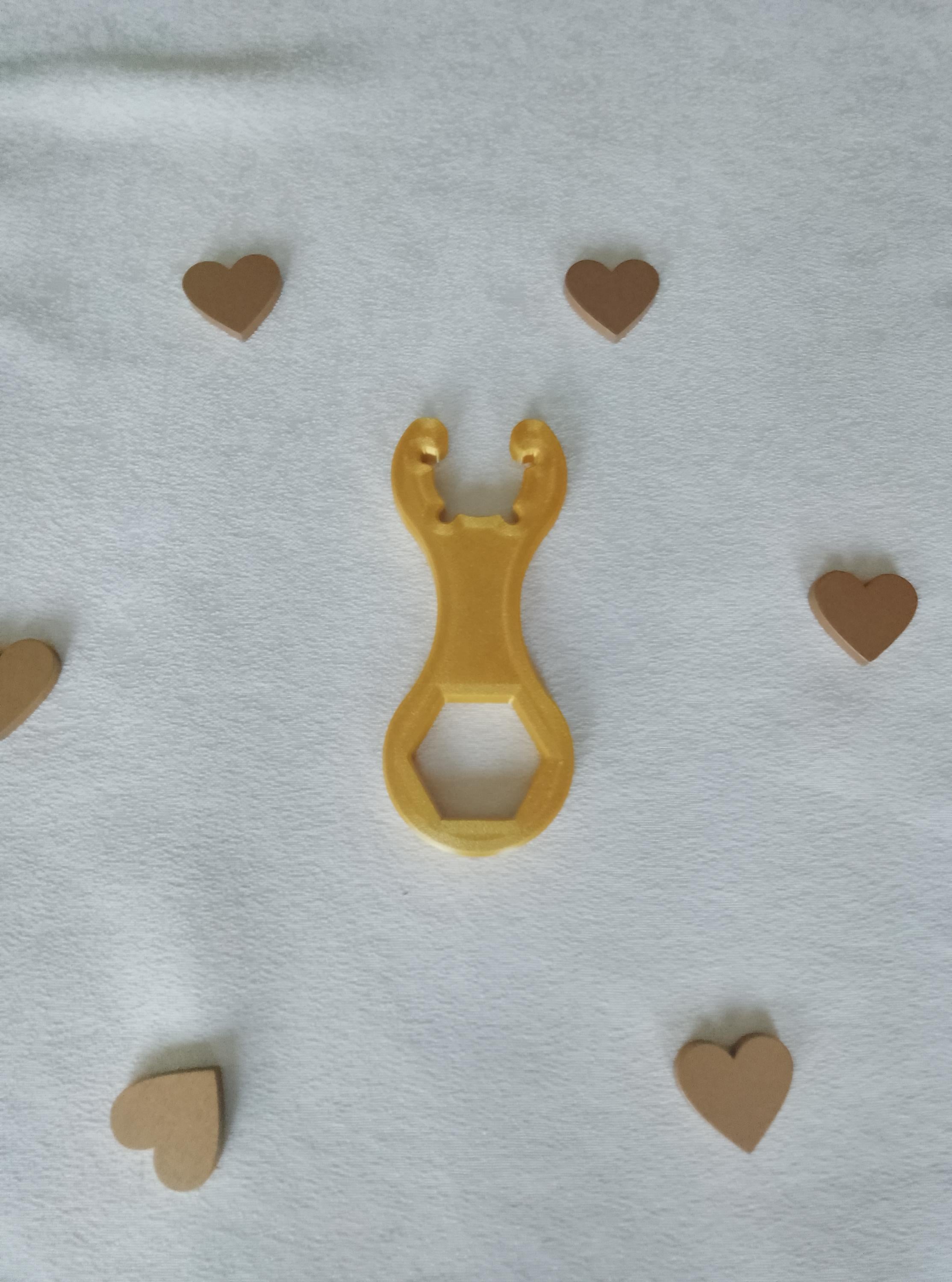 Gasflaschenschlüssel 3D Druck,Schlüssel für Gasflasche,Camping Zubehör,Propan,Butan Adapter Schlüssel Kunststoff