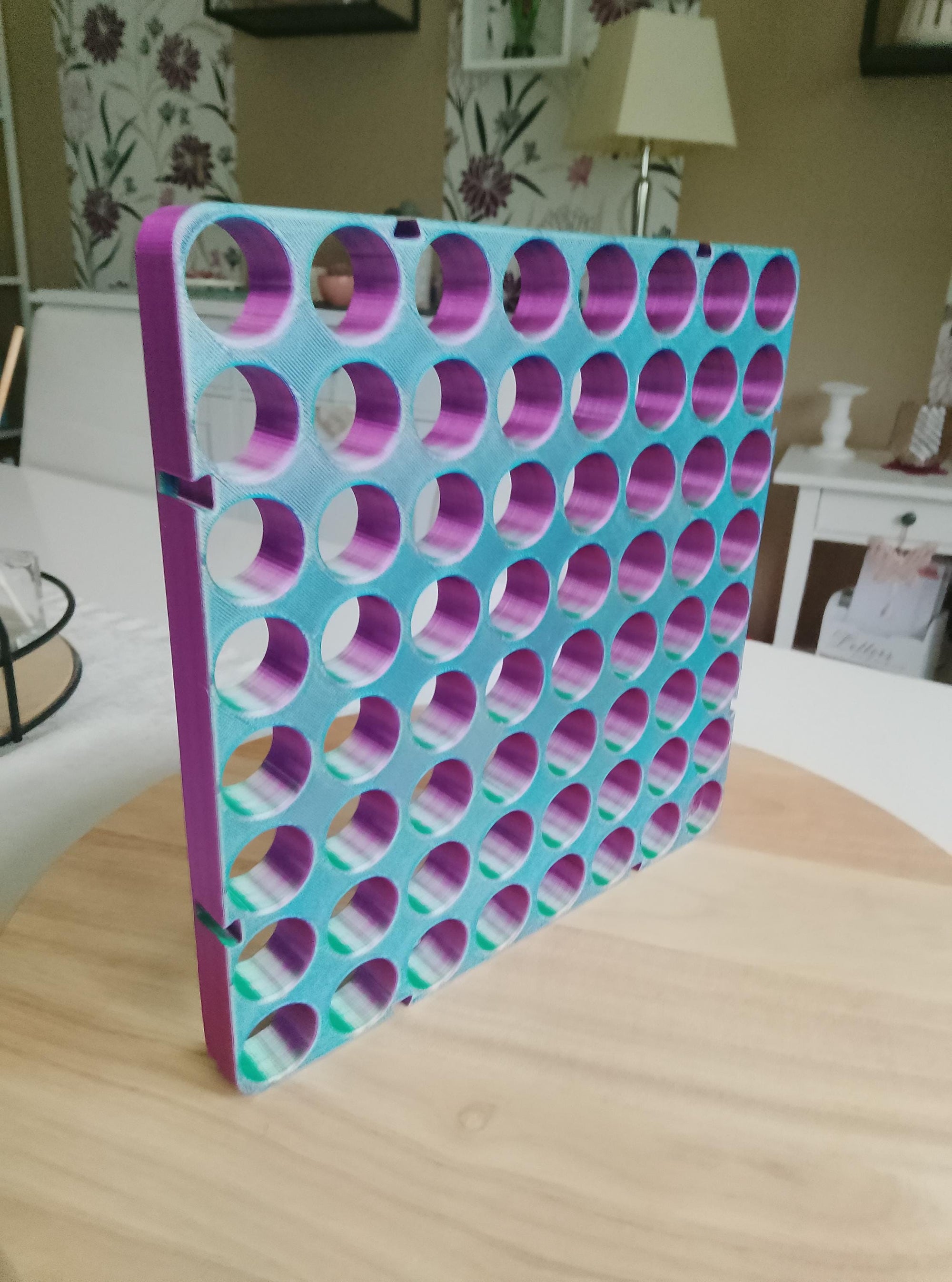 Jumbo Döschen-Regal für Diamond Painting – 3D-gedruckter Organizer mit 64 Fächern – Aufbewahrung für große Behälter & Strass