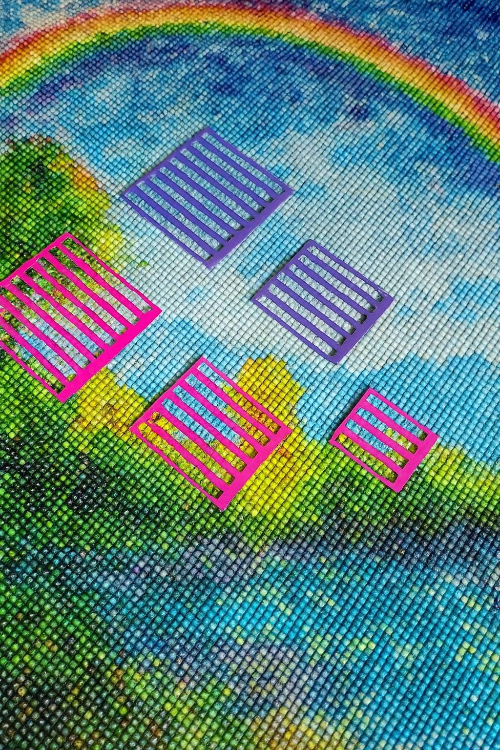 Diamond Painting Lineal 3D-gedruckt (3 Größen im Set)