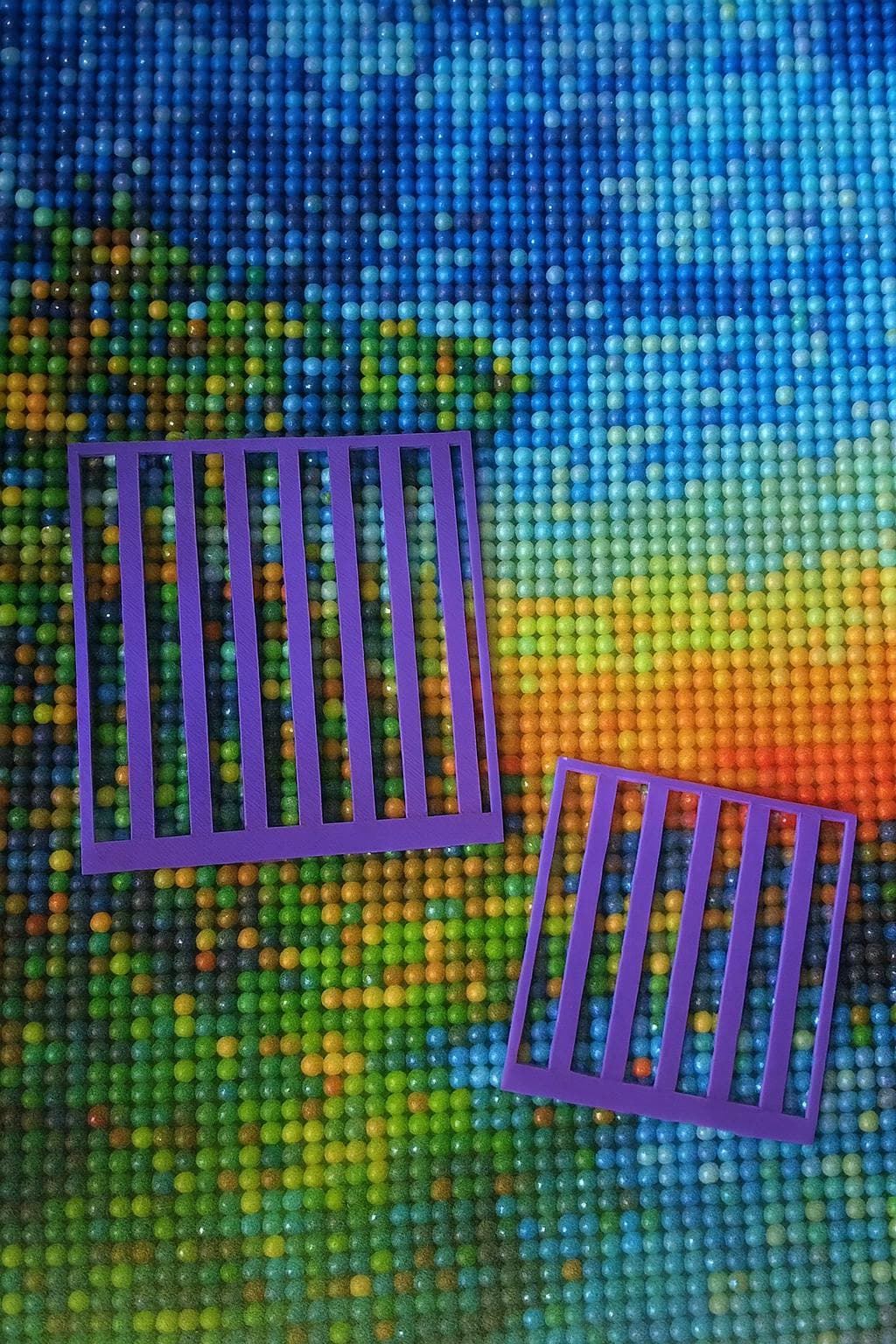 Diamond Painting Lineal 3D-gedruckt (3 Größen im Set)