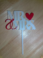 Caketopper Mr & Mrs