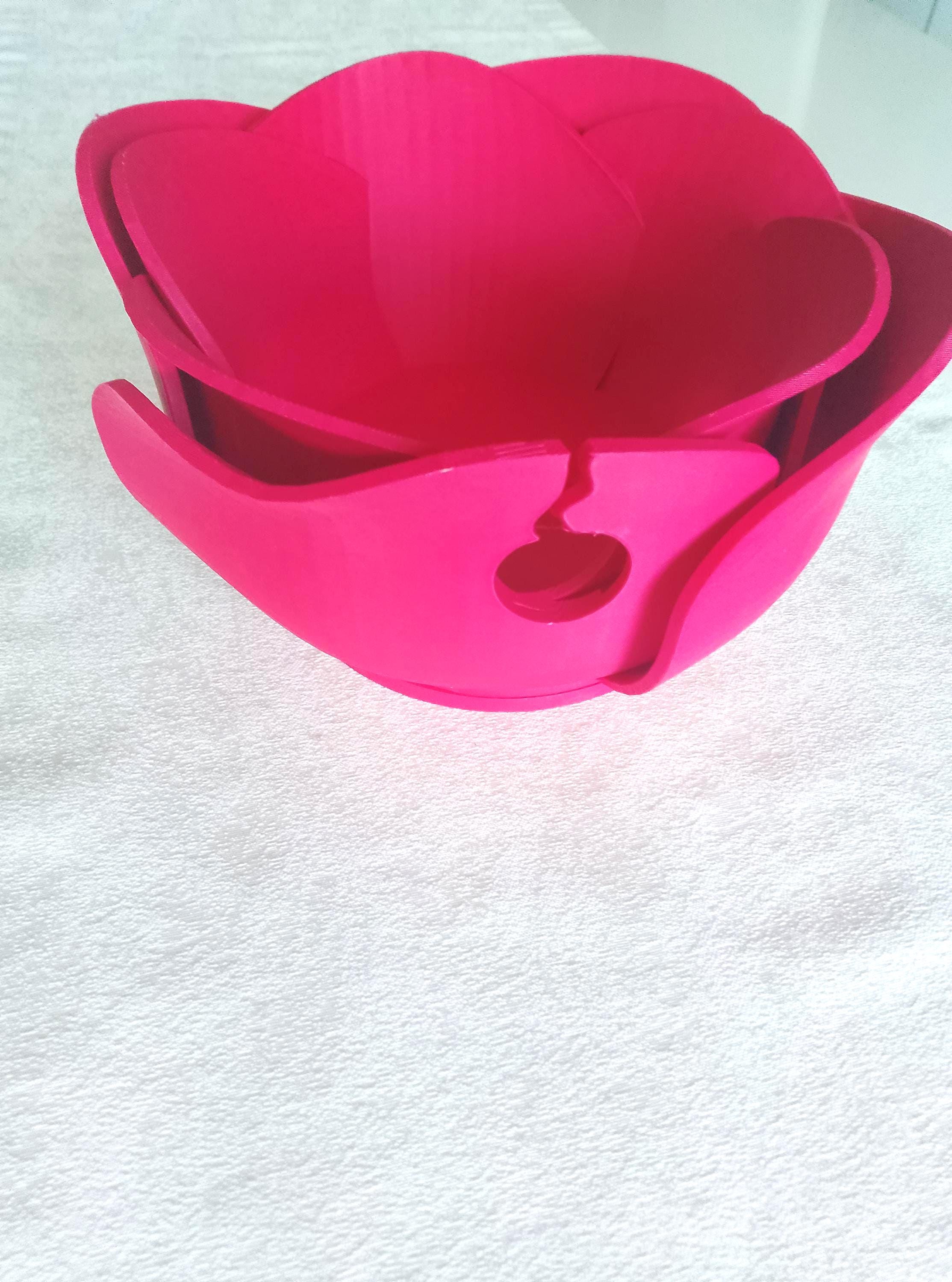 Garnschale 3D Druck, Garnhalter Strickzubehör, DIY Garnschale, 3D gedrucktes Strickzubehör