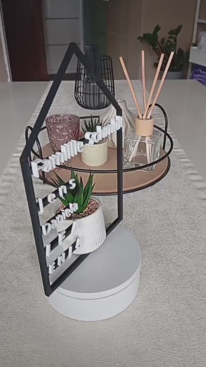 Türkranz Familie | Türschild | Personalisiert | 3D Druck | Geschenk |