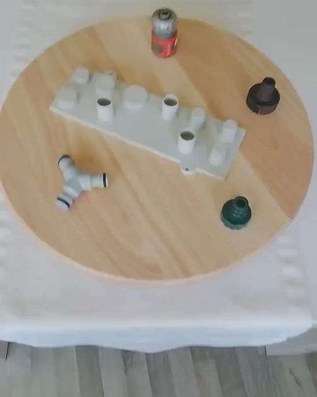 Camping Wasseranschlüsse Aufbewahrung | Camper Gadget | Campingplatz Wasseradapter | Adapter | passend für Gardena und andere | Werkstatt