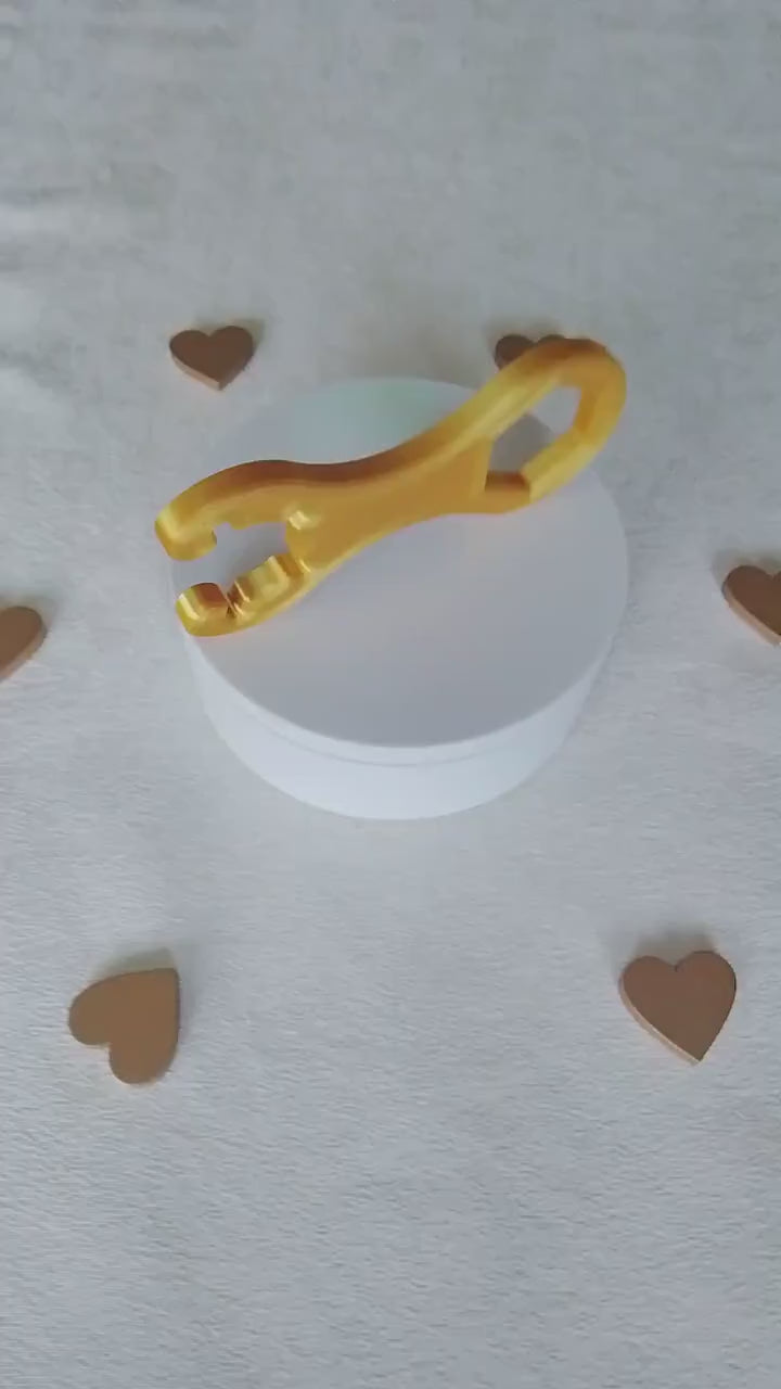 Gasflaschenschlüssel 3D Druck,Schlüssel für Gasflasche,Camping Zubehör,Propan,Butan Adapter Schlüssel Kunststoff